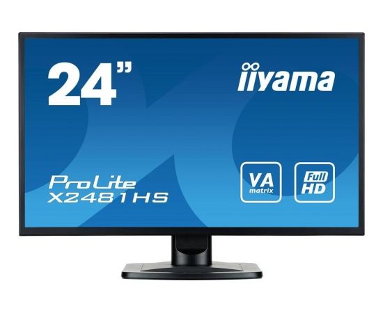 Monitor Iiyama X2481HS-B1 23.6inch, IPS, Full HD, DVI-D, HDMI, speakers
