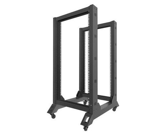 Lanberg open rack 19'' 22U/600x800mm black