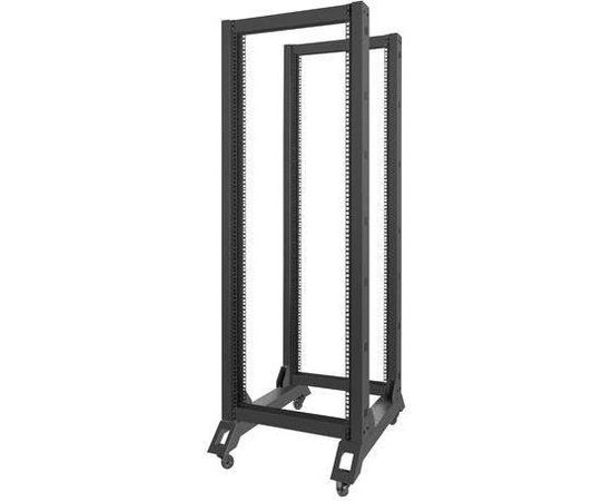 Lanberg open rack 19'' 32U/600x800mm black