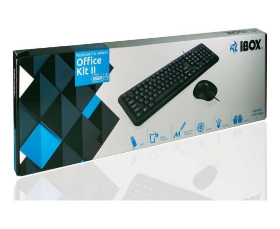 Ibox I-BOX OFFICE KIT II KEYB. AND OPT.USB MOUSE