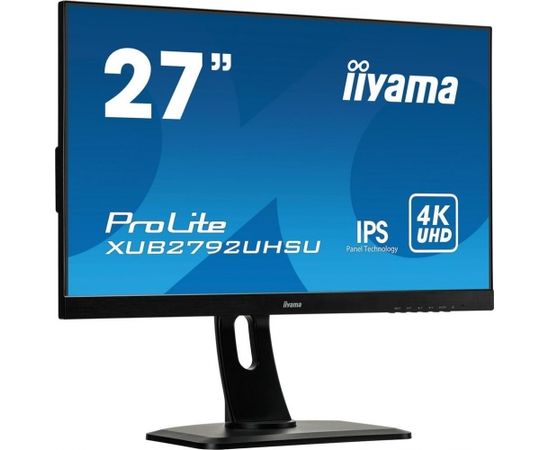 Monitor Iiyama XUB2792UHSU-B1 27'', 4K UHD, panel IPS, DVI/HDMI/DP, speakers