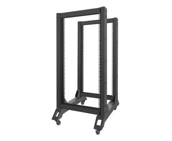 Lanberg open rack 19'' 27U/600x800mm black