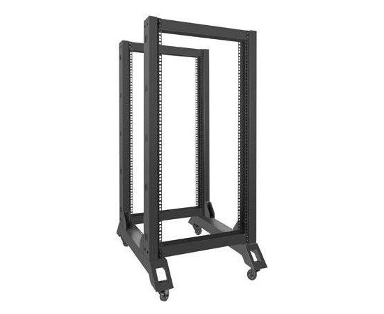 Lanberg open rack 19'' 27U/600x800mm black
