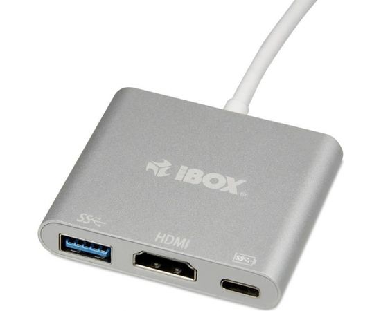 Ibox HUB I-BOX USB TYP C - USB 3.0, HDMI, USB C, POWER DELIVERY