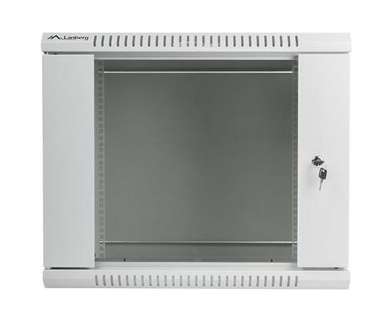 Lanberg wall-mounted rack 19'' demounted flat pack 9U/600x450mm gray