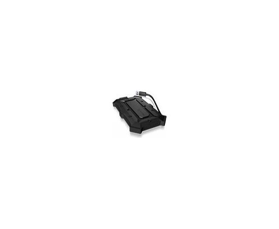 Raidsonic IcyBox External waterproof enclosure for 2.5'' SATA HDD/SSD, Black