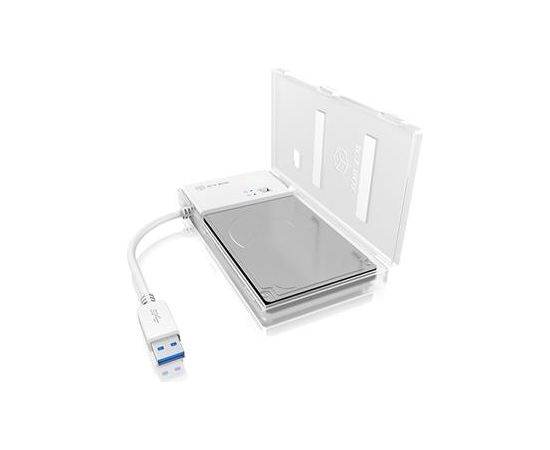 Raidsonic IcyBox mini Docking station for 2,5'' SATA HDD/SSD, USB 3.0 4-in-1, LED