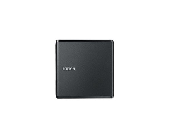 External DRW LiteOn ES1, USB, 24x, Ultra-Slim 13.5mm, ultra-light, Black
