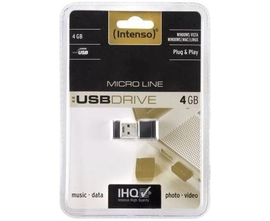Intenso pendrive USB NANO MICRO LINE 4GB