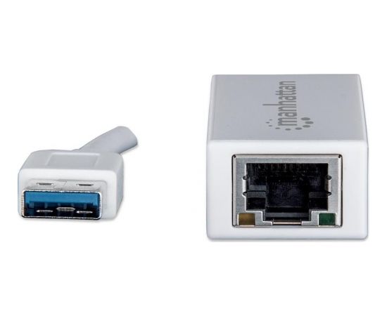Manhattan Network card adapter USB 3.0 to Gigabit Ethernet 10/100/1000 Mbps RJ45
