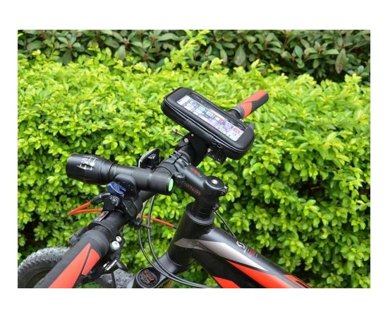 Telefona turētājs uz velosipēda , 5 collas ,Maclean MC-688S Bag Smartphone GPS for Motorcycles Bike Waterproof