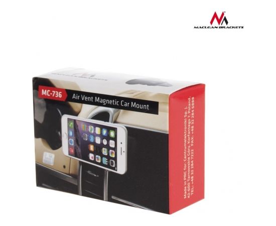 Maclean MC-736 Universal automotive magnetic Phone Holder air vent