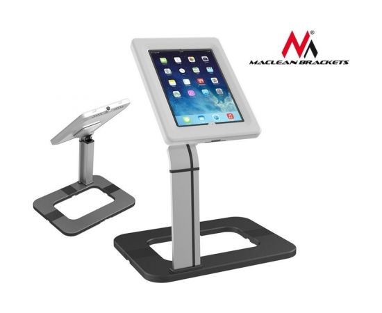 Maclean MC-644 Desk Tablet Stand for Public Displays Lock Anti Theft iPad Samsun