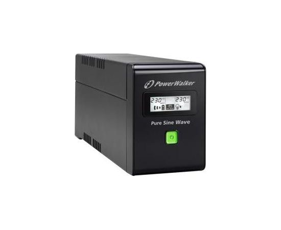 Power Walker UPS Line-Interactive 800VA 3x IEC C13, PURE SINE, RJ11/RJ45,USB,LCD