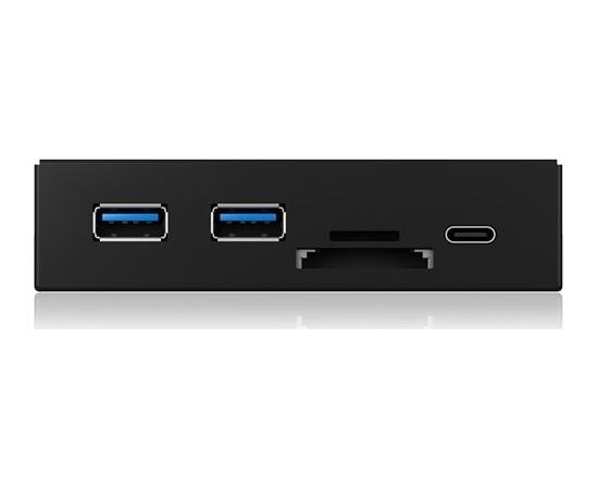 Raidsonic IcyBox 3x Port USB 3.0 Hub (2x USB 3.0, 1x USB Type-C), miniSD/SD card reader