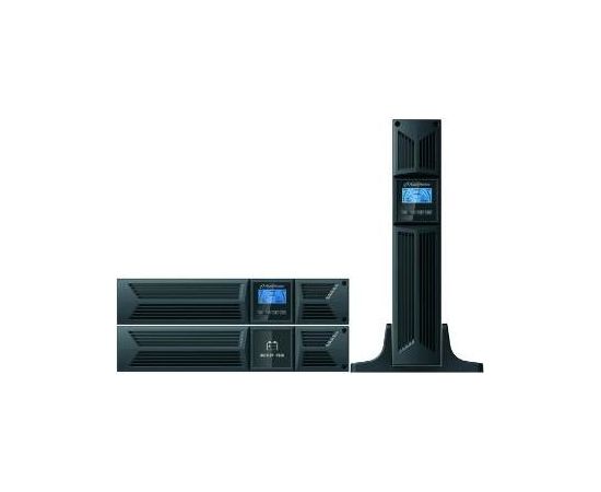 Power Walker UPS On-Line 3000VA, 19'' 2U, 8x IEC, RJ11/RJ45, USB/RS-232, LCD