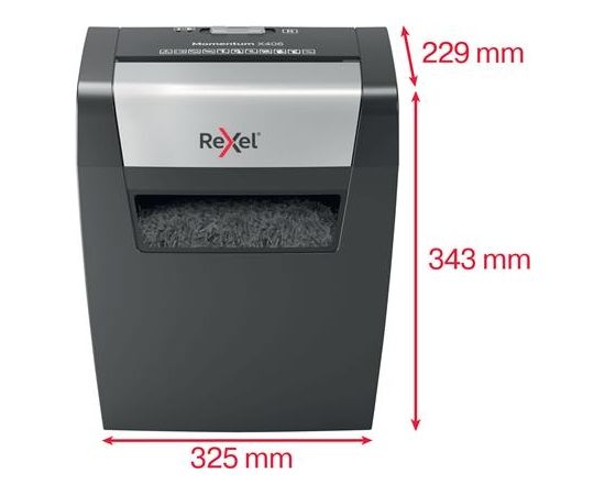 REXEL Momentum X406 P-4 dokumentu smalcinātājs