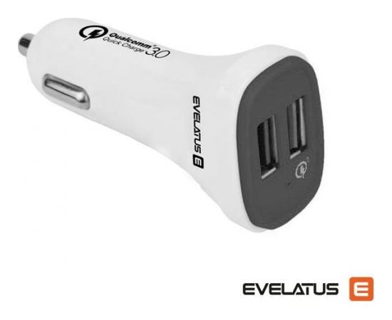 Evelatus Quick Car Charger QCC02  White