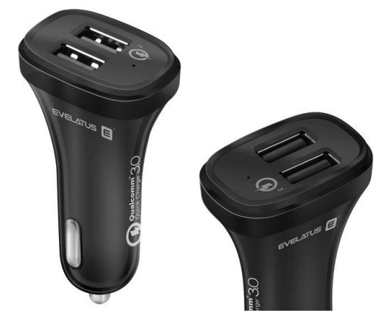 Evelatus Quick Car Charger QCC02  Black