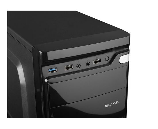 Logic 3 LOGIC Case computer K1 Midi, USB 3.0 x 1/ USB 2.0 x 2/ HD AUDIO/ W/O FA