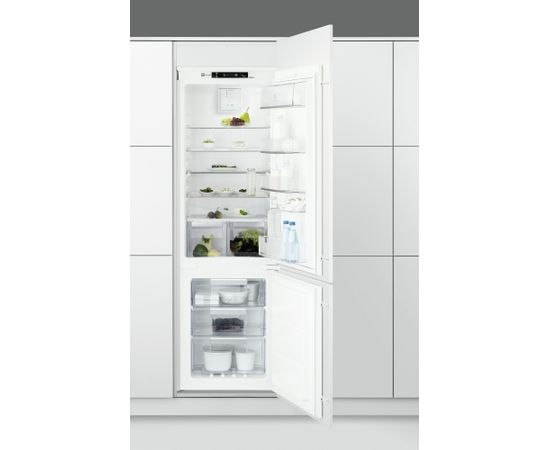 ELECTROLUX ENN2853COW ledusskapis ar saldētavu, iebūvējams, 178 cm, SD