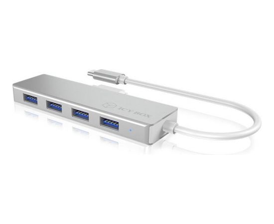 Raidsonic IcyBox 4x Port USB 3.0 Hub, USB Type-C