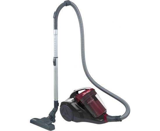 Hoover CH50PET 011  , Bagless, Dust container 2.5 L, Working radius 7.5 m, Black/Red