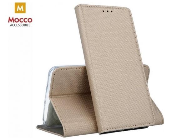 Mocco Smart Magnet Book Case Grāmatveida Maks Telefonam Samsung A805 Galaxy A80 Zeltains