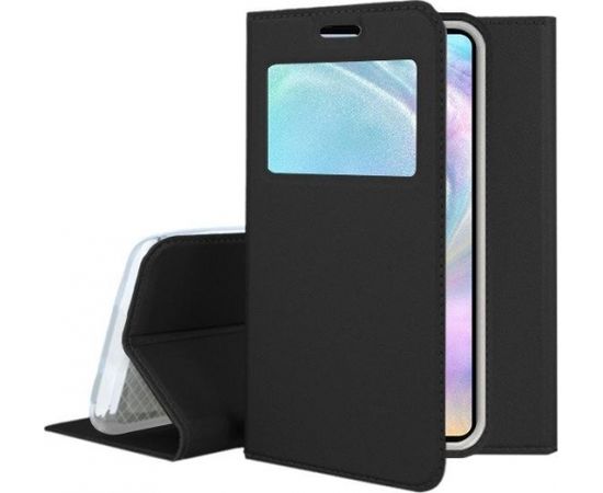 Mocco Smart Look Magnet Book Case Grāmatveida Maks Ar Lodziņu Telefonam Samsung M105 Galaxy M10 Melns