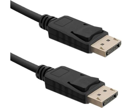 Qoltec DisplayPort v1.4 male / DisplayPort v1.4 male | 1.5m TВ аксессуары