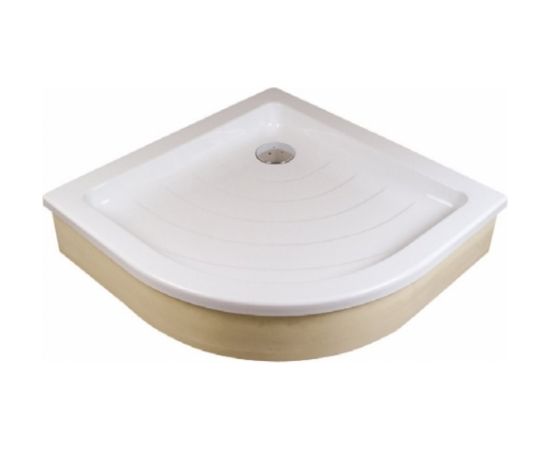 Ravak akrila dušas paliktnis pusapaļais Ronda 800 x 800 EX-R Dušas vanniņas