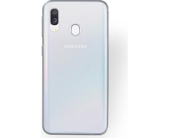 (Ir veikalā) Aizmugurējais Silikona Apvalks Priekš Samsung A205 Galaxy A20 Caurspīdīgs