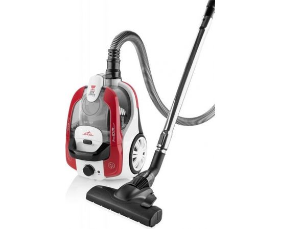 ETA Vacuum Cleaner SALVET Bagless, Red/ black/ white, 700 W, 2.2 L, A, A, C, B, 70 dB, HEPA filtration system, 230 V