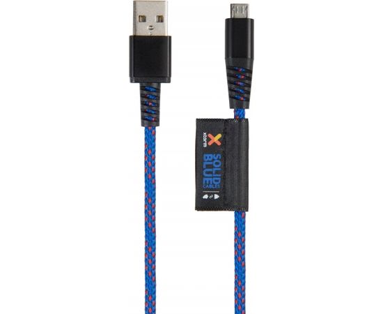 xtorm CS010 Solid Blue Cable Micro USB 100cm