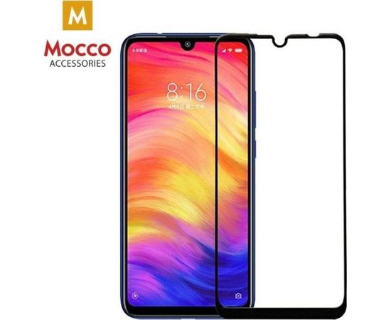 Mocco Full Glue 5D Tempered Glass Aizsargstikls Pilnam Ekrānam Huawei Y5 (2019) Melns