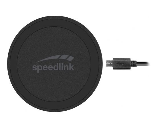 Беспроводная зарядка Speedlink Puck 10, черная (SL-690403-BK)