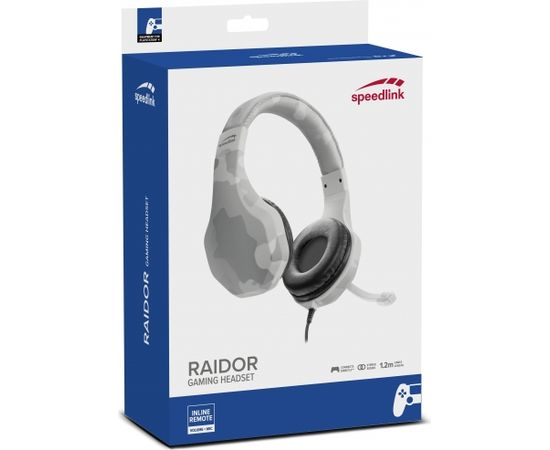 Speedlink headset Raidor PS4, white (SL-450303-WE)