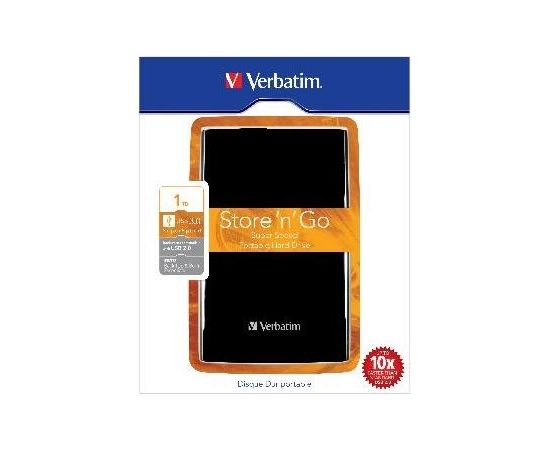 External HDD Verbatim Store & Go G1 2.5inch 1TB USB3.0 Black