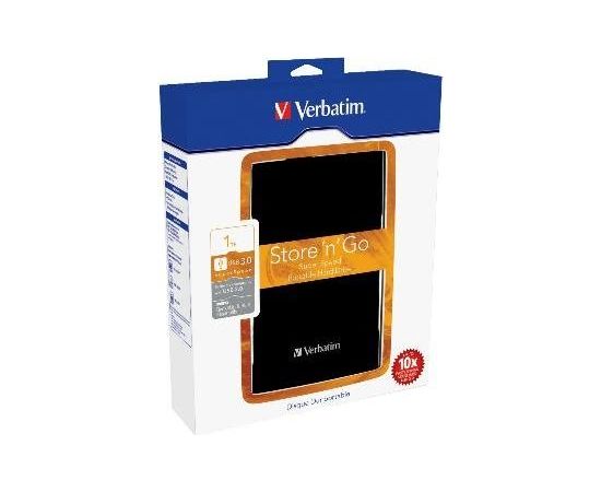 External HDD Verbatim Store & Go G1 2.5inch 1TB USB3.0 Black