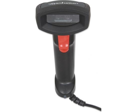 Manhattan 1D CCD Barcode Scanner 50 cm scan depth red LED USB IP54