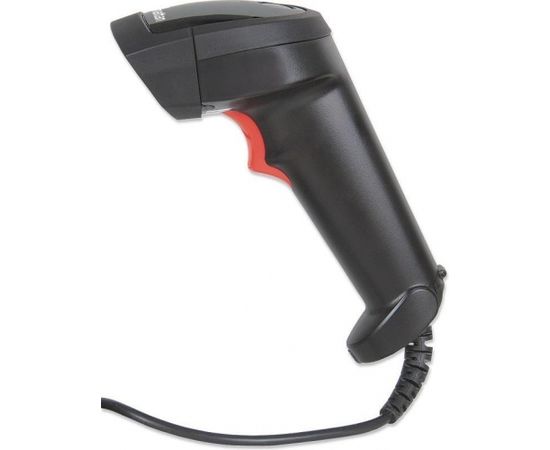 Manhattan 1D CCD Barcode Scanner 50 cm scan depth red LED USB IP54