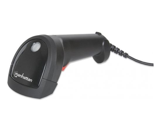 Manhattan 1D CCD Barcode Scanner 50 cm scan depth red LED USB IP54