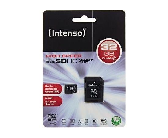 Intenso micro SD 32GB SDHC card class 10