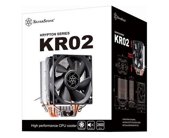 SilverStone KR02 Krypton CPU Cooler Korpusu dzesēšana