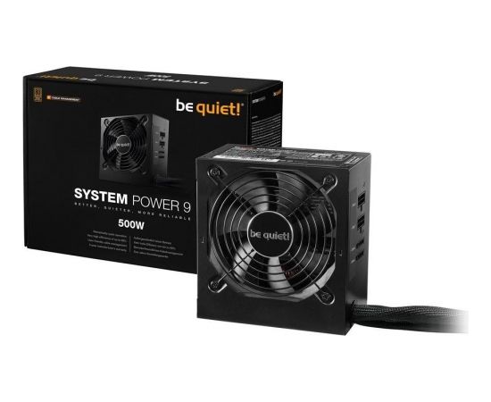 PSU be quiet! System Power 9 500W CM, 80Plus Bronze