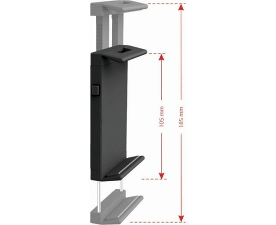 Swissten S-Grip T1-HK Universāls Auto Stiprinājums CD Magnetolai Planšetēm / Telefoniem / GPS Melns