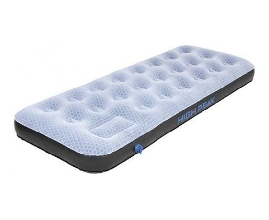 High Peak Comfort Plus Single Airbed piepūšamā gulta ar integrētu kājas pumpi (40023)