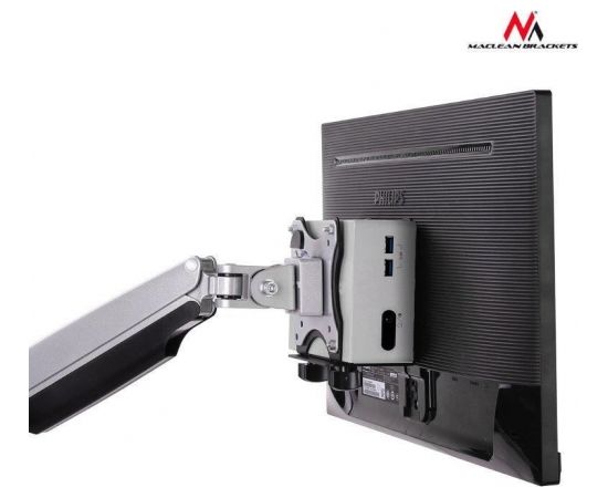 Maclean MC-720 Bracket for mini computers NUC MAC mini CPU black 5kg