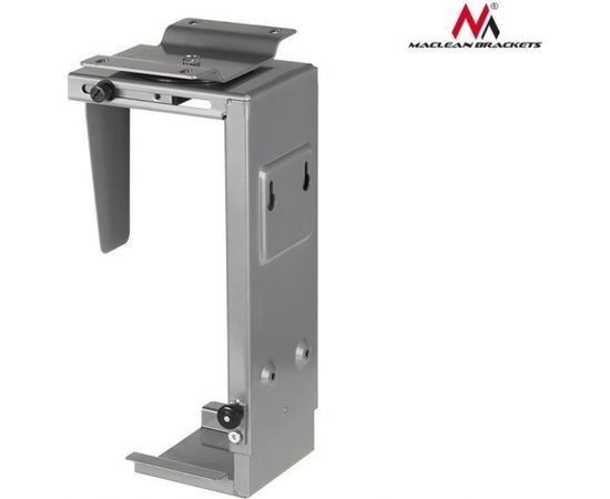 Maclean MC-713 S Adjustable Under-Desk /Wall CPU Mount