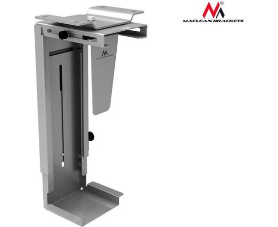 Maclean MC-713 S Adjustable Under-Desk /Wall CPU Mount